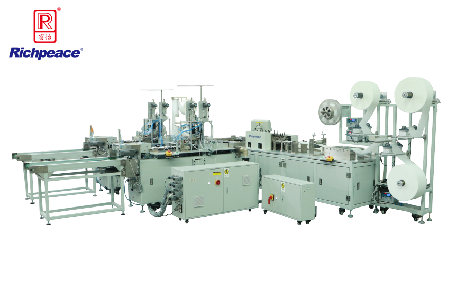 富怡平面口罩一拖二全自動(dòng)生產(chǎn)線