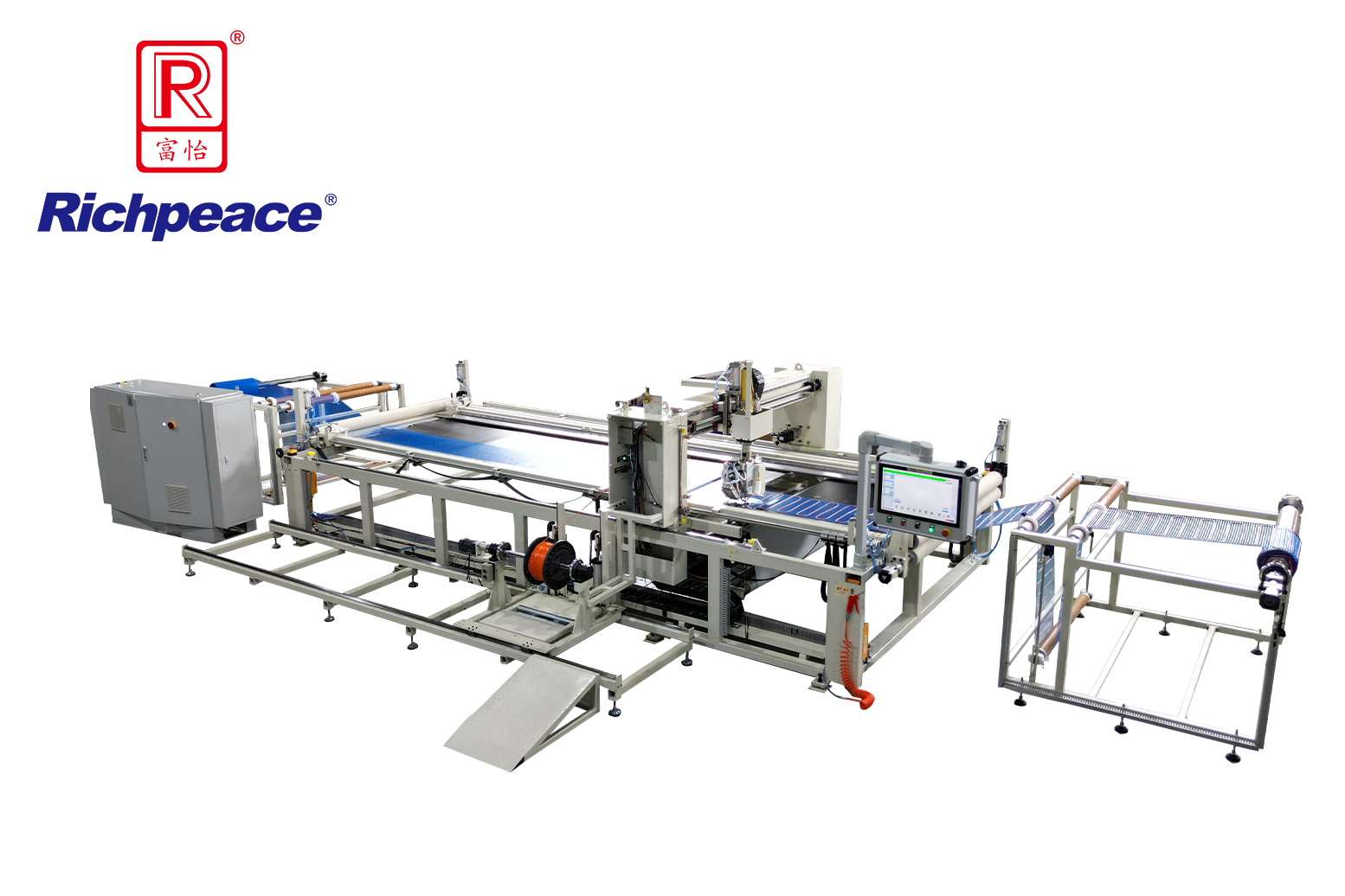 富怡龍門式粗線布線機