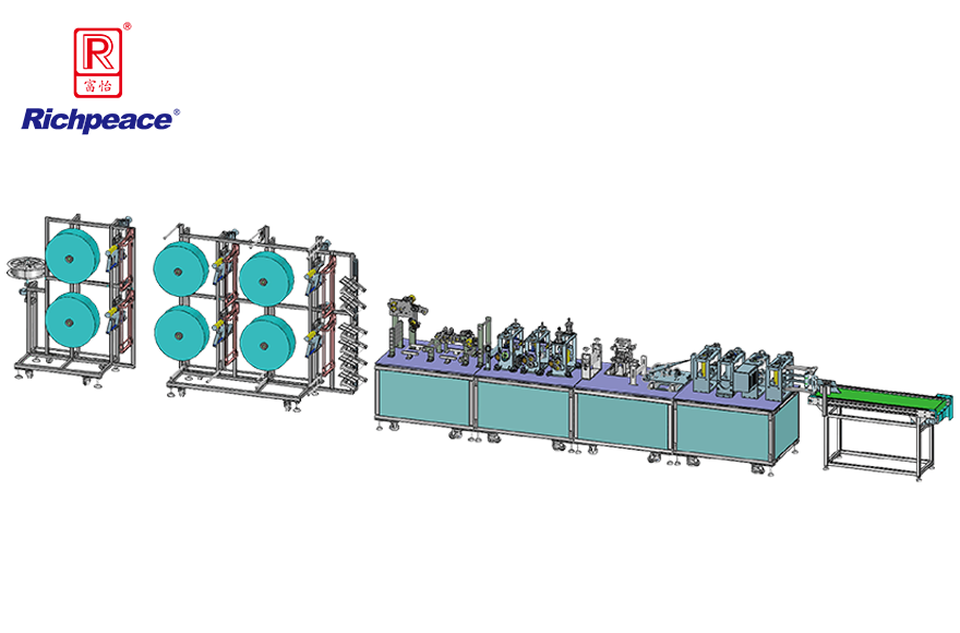 富怡全自動鴨嘴型口罩生產(chǎn)線