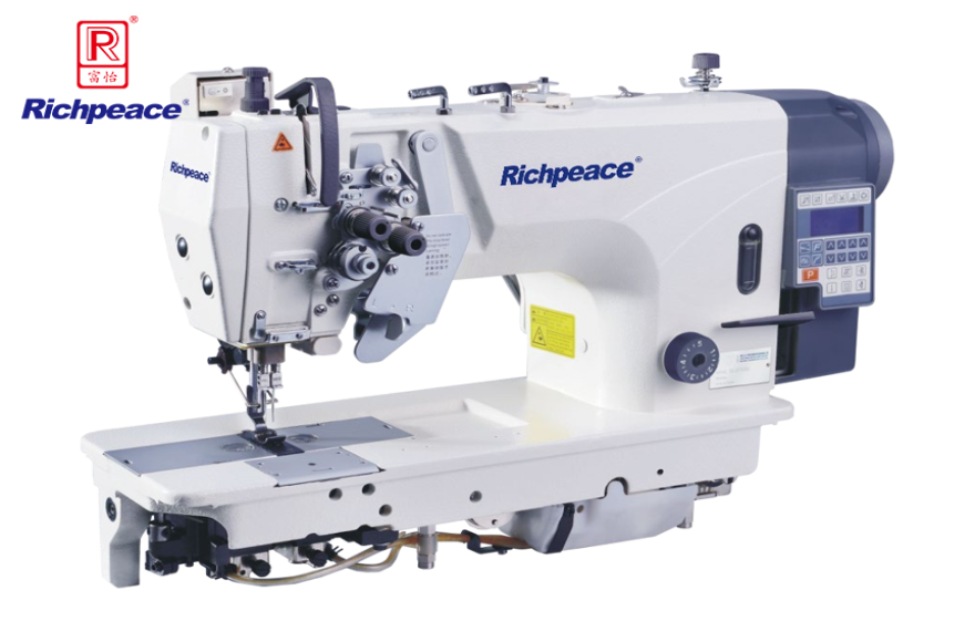 富怡微油雙針直驅(qū)式自動切線角縫機(jī) 