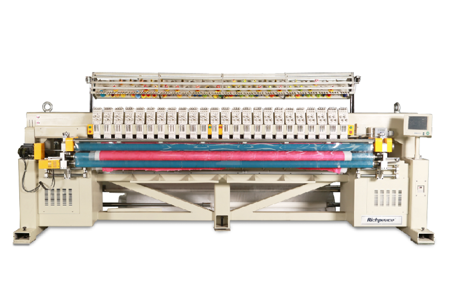 富怡多色單幅電腦絎繡機(jī)