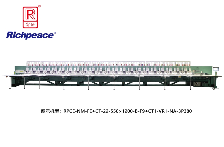 富怡電腦混合纏繞（盤帶）繡花機