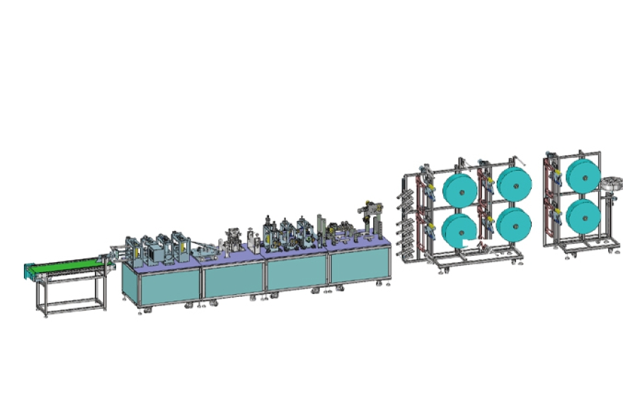 富怡全自動鴨嘴型口罩生產(chǎn)線