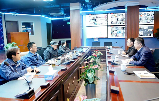 中縫協(xié)楊曉京理事長一行蒞臨富怡考察調(diào)研！